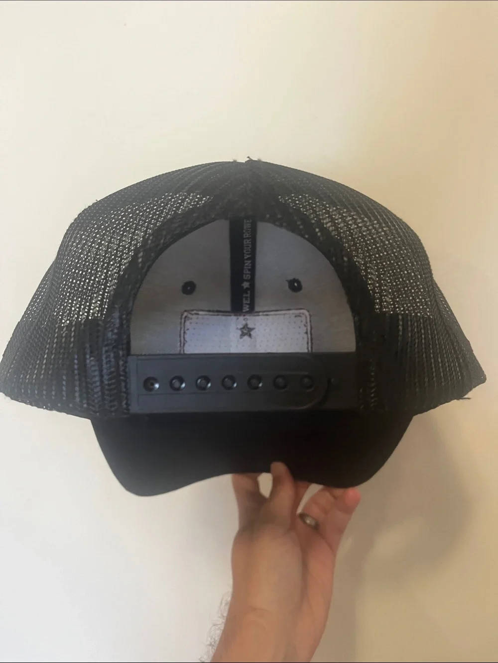 Rowel Black Trucker Hat